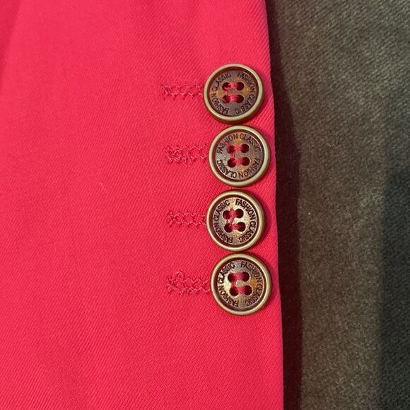 Men’s Mogu Pink Suit Jacket Blazer Two Button Single Breasted Prom Size 40 NWT - Picture 10 of 10